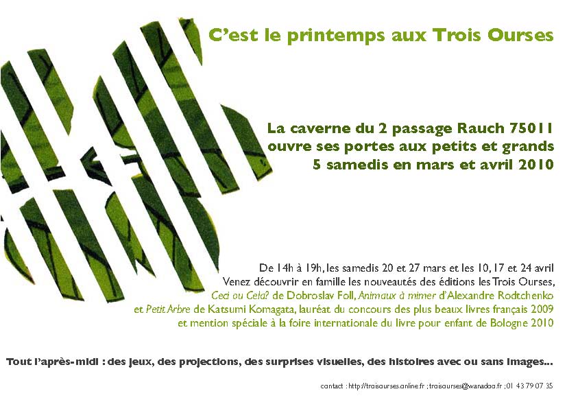 le Printemps aux Trois Ourses